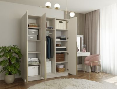 Armoire, cachemire / beige, 150 x 200 x 56,5 cm