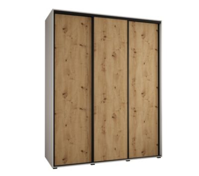 Armoire Cannes 1 à Portes Coulissantes 205,2/190/45 3 Portes (blanc ...