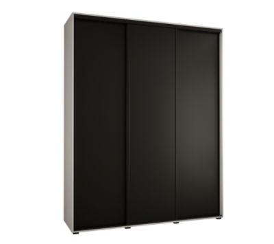 Armoire Cannes 1 à Portes Coulissantes 205,2/200/60 3 Portes (blanc ...
