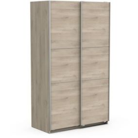 Armoire chêne kronberg - 2 Portes coulissantes - 116,5 x P. 59,9 x H. 203 cm