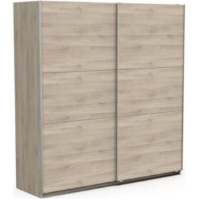 Armoire chêne kronberg - 2 Portes coulissantes - 194,5 x 59,9 x 203 cm