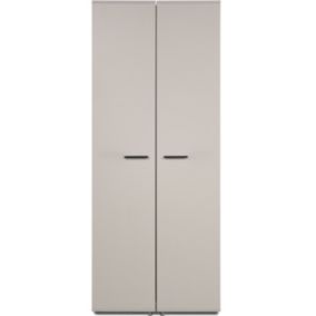 Armoire à chaussures 2 portes beige 74 cm - Nuria