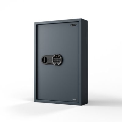 Armoire à clés électronique avec fente d'introduction et serrure à code, pouvant contenir 133 clés, 430 x 665 x 130 mm : BRUCE