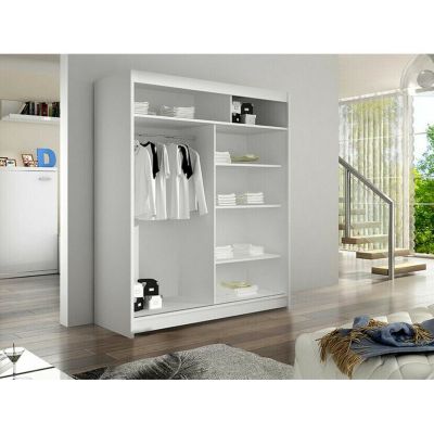 Armoire Closico Salvor IV, Nombre d'étagères: 5, 200x120x58cm