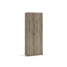 Armoire, collection TOLLY, 2 portes, 75x195 cm, coloris chêne sonoma