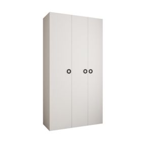 Armoire Como 1 a portes battantes H. 245 x L. 130 x P. 40, 3 portes