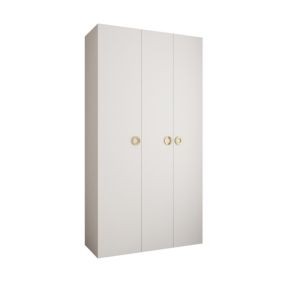 Armoire Como 1 a portes battantes H. 245 x L. 130 x P. 40, 3 portes