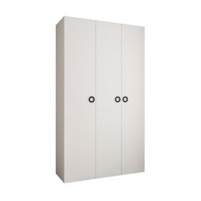 Armoire Como 1 a portes battantes H. 245 x L. 140 x P. 40, 3 portes