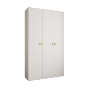 Armoire Como 1 a portes battantes H. 245 x L. 140 x P. 50, 3 portes