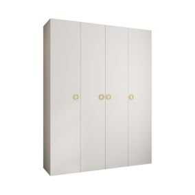 Armoire Como 1 a portes battantes H. 245 x L. 190 x P. 50, 4 portes