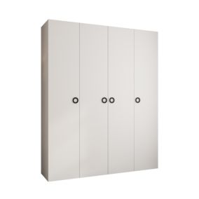 Armoire Como 1 a portes battantes H. 245 x L. 200 x P. 40, 4 portes