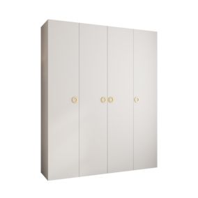 Armoire Como 1 a portes battantes H. 245 x L. 200 x P. 40, 4 portes