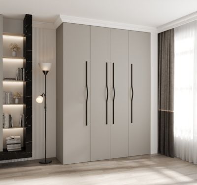Armoire Como 2 a portes battantes H. 245 x L. 180 x P. 40, 4 portes