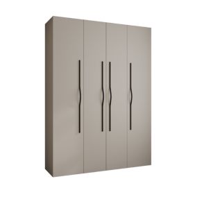 Armoire Como 2 a portes battantes H. 245 x L. 180 x P. 50, 4 portes