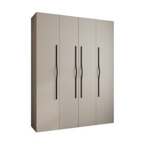 Armoire Como 2 a portes battantes H. 245 x L. 190 x P. 40, 4 portes