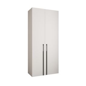 Armoire Como 3 a portes battantes H. 245 x L. 110 x P. 40, 2 portes