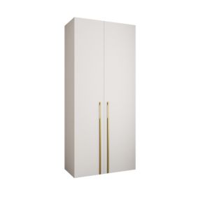 Armoire Como 3 a portes battantes H. 245 x L. 110 x P. 40, 2 portes