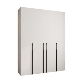 Armoire Como 3 a portes battantes H. 245 x L. 190 x P. 40, 4 portes