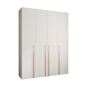 Armoire Como 3 a portes battantes H. 245 x L. 190 x P. 50, 4 portes