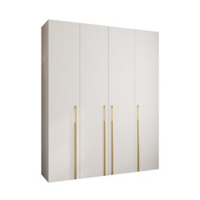 Armoire Como 3 a portes battantes H. 245 x L. 200 x P. 40, 4 portes