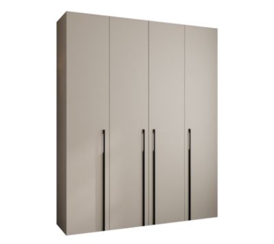 Armoire Como 3 a portes battantes H. 245 x L. 200 x P. 50, 4 portes