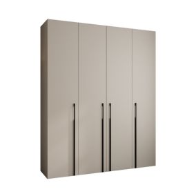 Armoire Como 3 a portes battantes H. 245 x L. 200 x P. 50, 4 portes