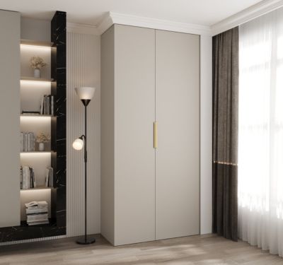 Armoire Como 4 a portes battantes H. 245 x L. 110 x P. 40, 2 portes