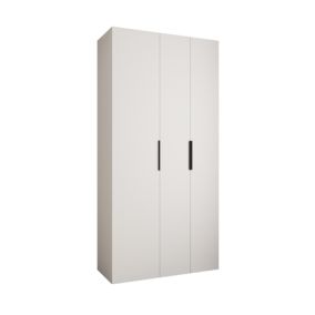 Armoire Como 4 a portes battantes H. 245 x L. 120 x P. 40, 3 portes