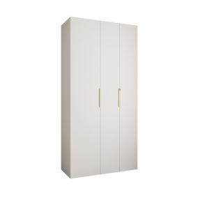 Armoire Como 4 a portes battantes H. 245 x L. 120 x P. 40, 3 portes