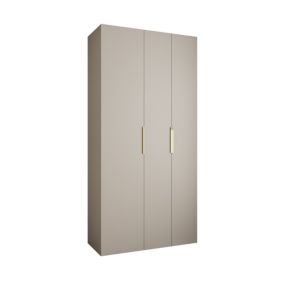 Armoire Como 4 a portes battantes H. 245 x L. 120 x P. 40, 3 portes