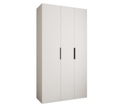 Armoire Como 4 a portes battantes H. 245 x L. 130 x P. 50, 3 portes