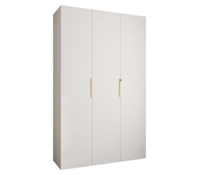 Armoire Como 4 a portes battantes H. 245 x L. 150 x P. 40, 3 portes