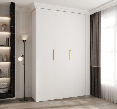 Armoire Como 4 a portes battantes H. 245 x L. 150 x P. 40, 3 portes