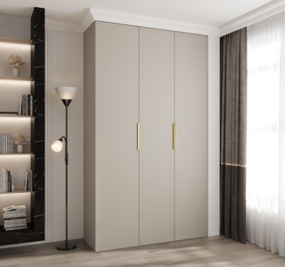 Armoire Como 4 a portes battantes H. 245 x L. 150 x P. 40, 3 portes