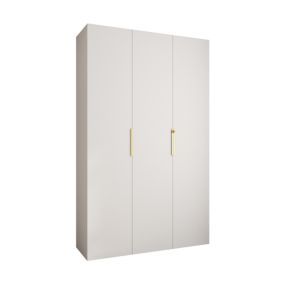 Armoire Como 4 a portes battantes H. 245 x L. 150 x P. 50, 3 portes