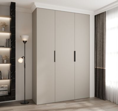 Armoire Como 4 a portes battantes H. 245 x L. 160 x P. 40, 3 portes