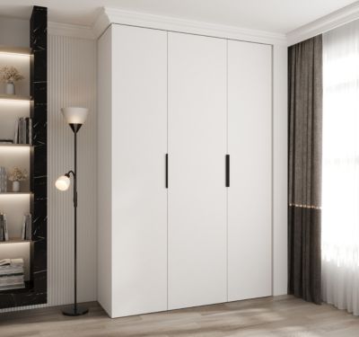 Armoire Como 4 a portes battantes H. 245 x L. 160 x P. 50, 3 portes