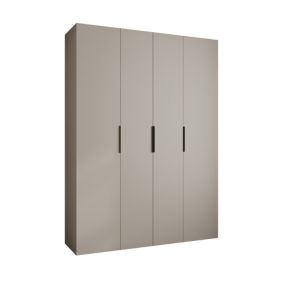 Armoire Como 4 a portes battantes H. 245 x L. 180 x P. 40, 4 portes