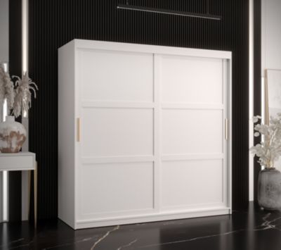 Armoire coulissante Ramiro 1 180, profondeur 62 blanc