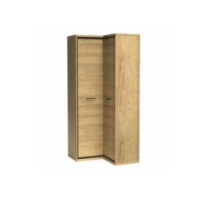 Armoire d'angle Etrmoni 110, Nombre d'étagères: 5, 197x103x85cm