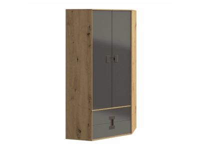 Armoire d'angle Florevi 114, Nombre d'étagères: 3, 191x88x88cm