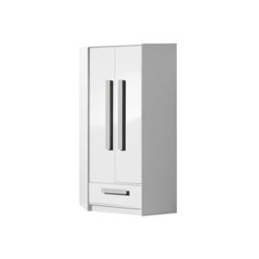 Armoire d'angle Merevari 103, Nombre d'étagères: 3, 191x87x87cm