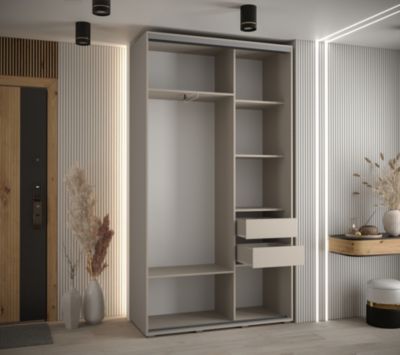 Armoire Dakota 1 a portes coulissantes 130/45/235,2  portes