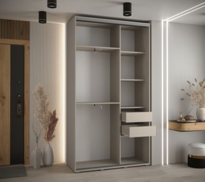 Armoire Dakota 1 a portes coulissantes 130/45/235,2  portes