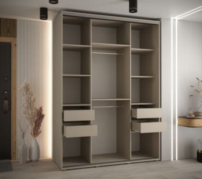 Armoire Dakota 2 a portes coulissantes 170/60/235,3  portes