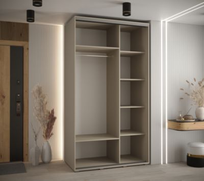 Armoire Dakota 3 a portes coulissantes 130/60/235,2  portes