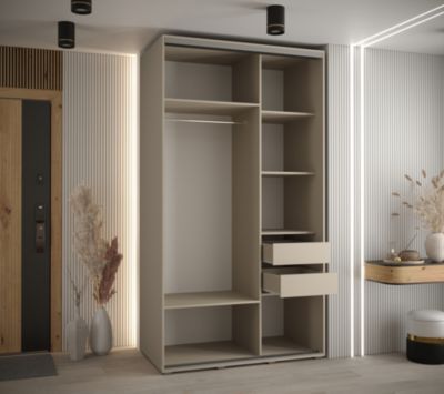 Armoire Dakota 3 a portes coulissantes 130/60/235,2  portes