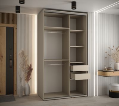 Armoire Dakota 3 a portes coulissantes 130/60/235,2  portes