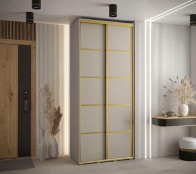 Armoire Dakota 4 a portes coulissantes 100/60/235,2  portes