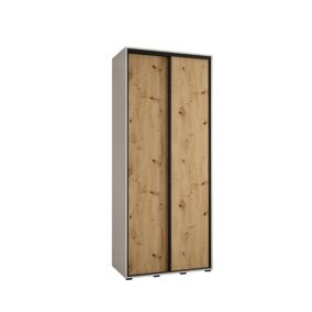 Armoire Davos 1 a portes coulissantes H. 235,2 x L. 100 x P. 45 2 portes